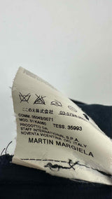 Margiela Artisanal Cropped Pin-stripe Pants