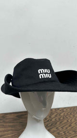 Miu Miu Logo Drill Hat