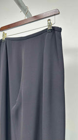 Giorgio Armani Drap-detailed Pleated Silk Wide Pants