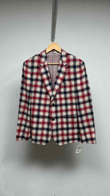 Thom Browne Checker Tweed Blazer Jacket