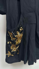 Dries Van Noten Sequin-pocket Rompers