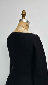 Alaia L/S Laser-cut Skater Dress