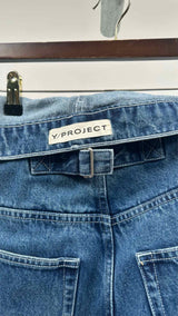 Y/ Project Asymmetrical-waist Jeans