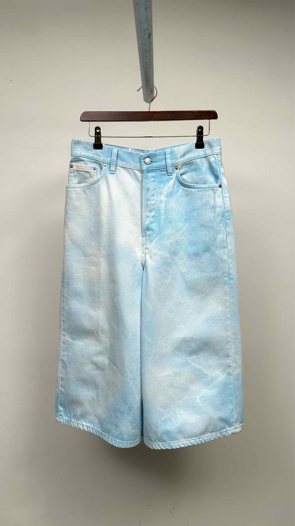 Dries Van Noten Overdye Denim Shorts