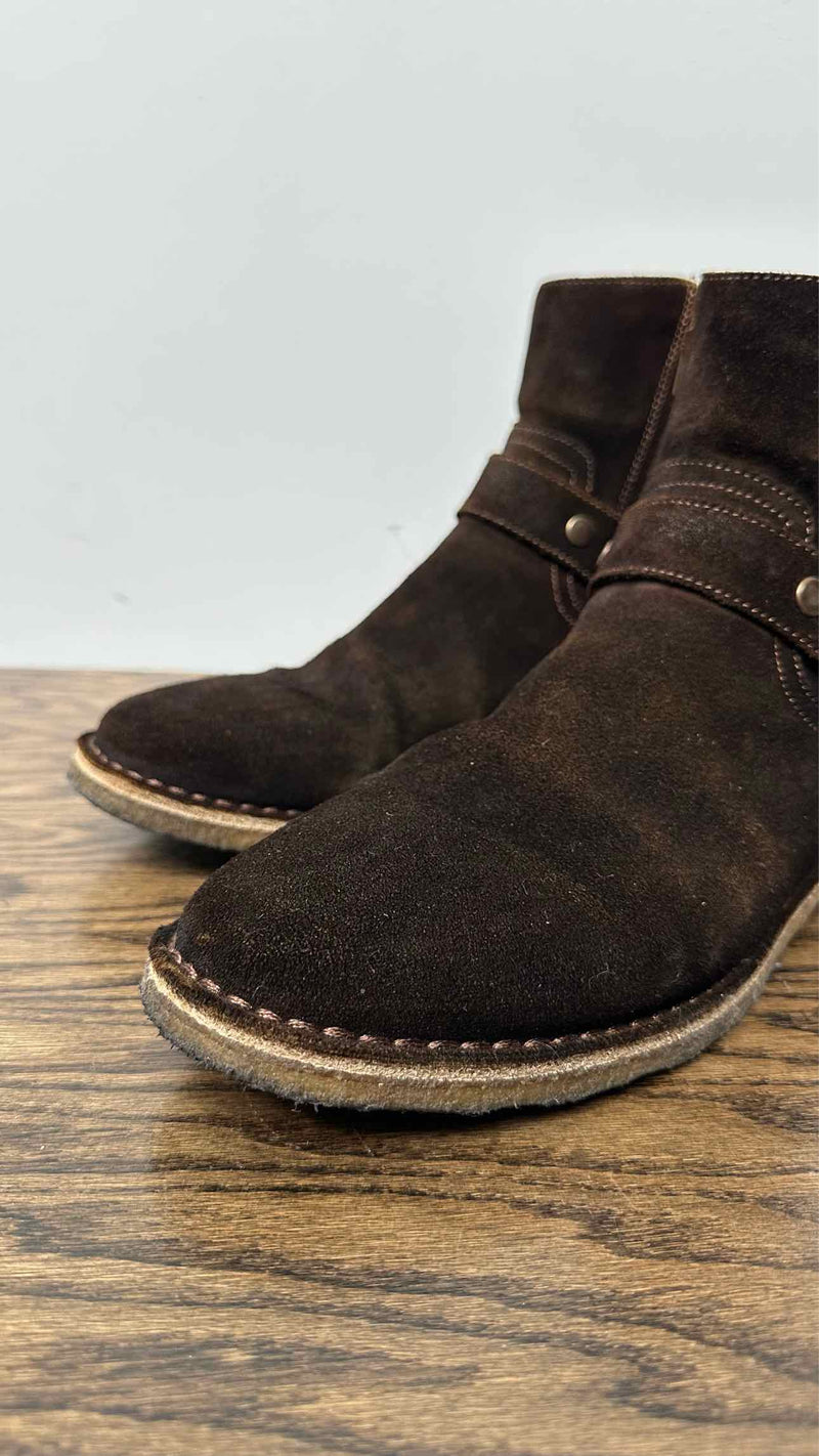 Saint Laurent Suede Wyatt Boots