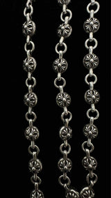 Chrome Hearts Cross Ball-chain Necklace