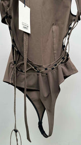 Jacquemus Le Body Marrone Bodysuit