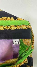 Gianni Versace Baroque Tropical Silk Shirt