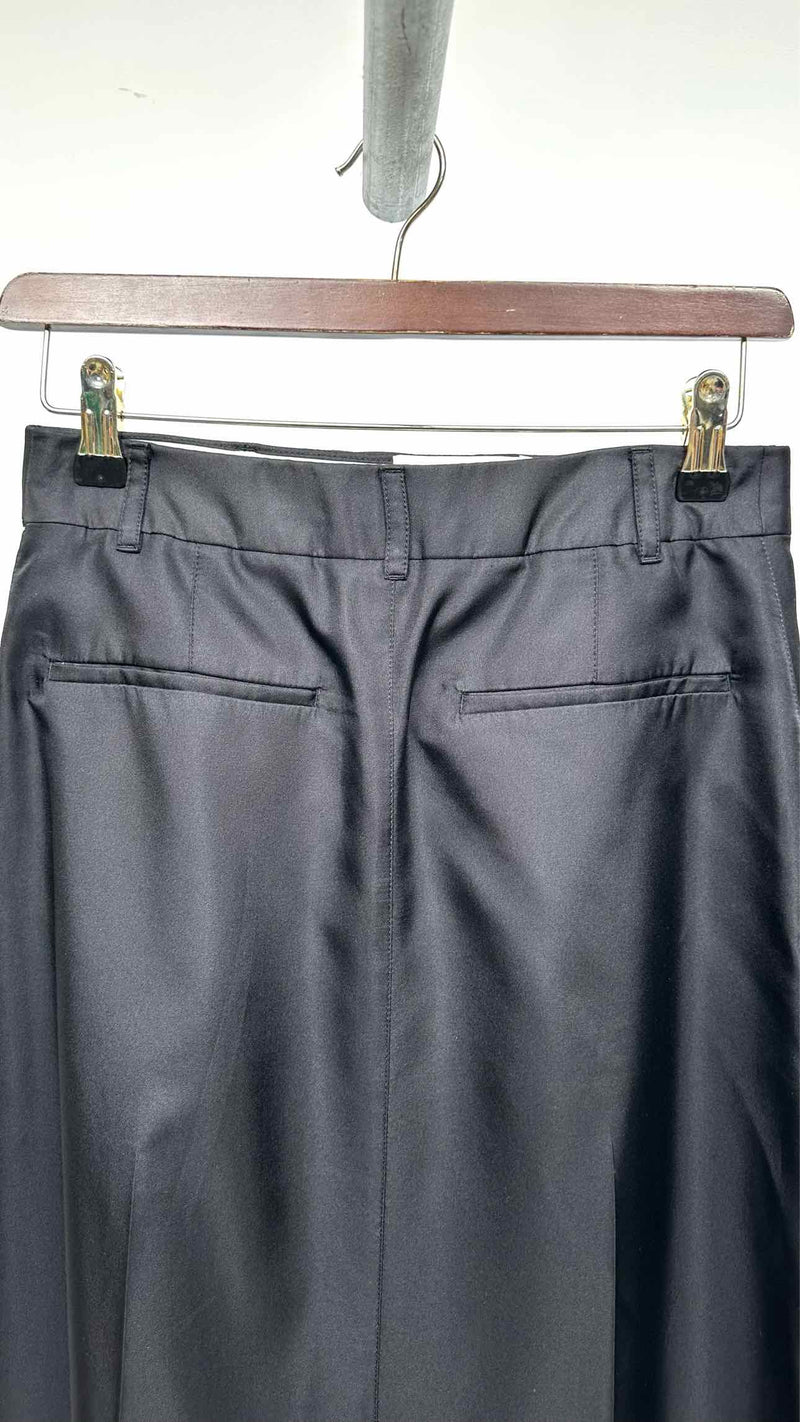 Peter Do Pleated Long Silk Skirt