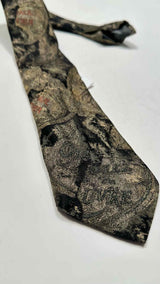 Jean Paul Gaultier Embroidered Silk Tie