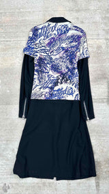 Comme Des Garçons Homme Plus Printed Biker Coat