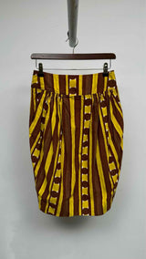 Marni Stripe/Dot Pencil Skirt
