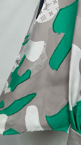 Louis Vuitton X Kidsuper Studio Oversized Monogram Face Camouflage Shirt
