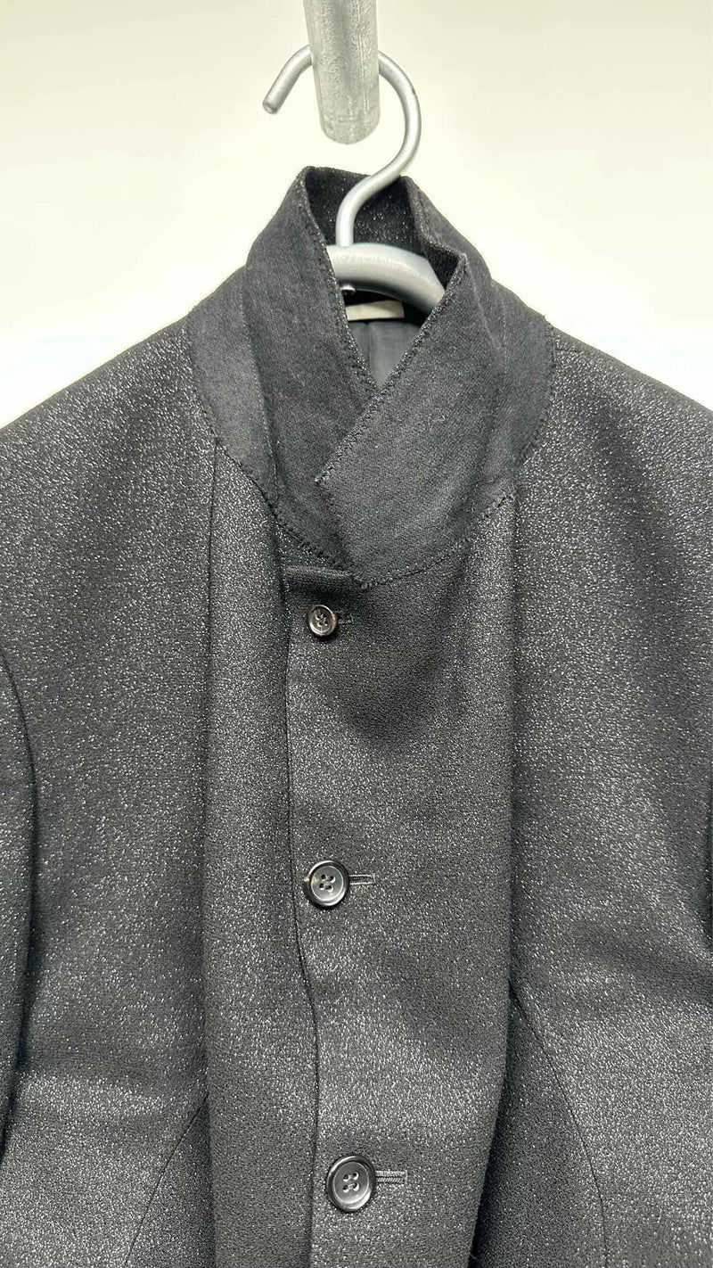 Comme Des Garcons Homme Plus Multi Padded Sleeve Glitter Blazer Jacket