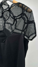 Comme Des Garçons N/S Asymmetrical Soccer Ball Mesh Top