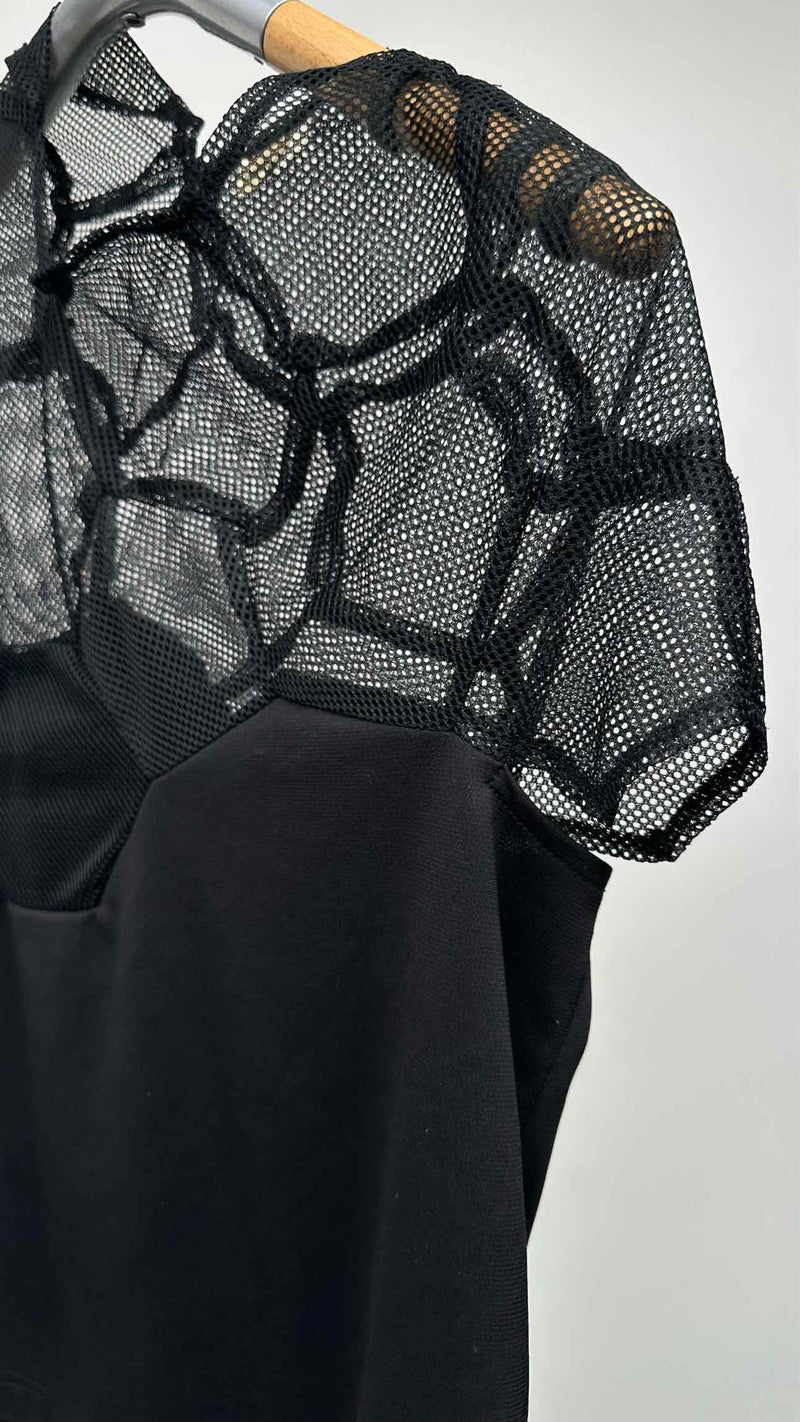 Comme Des Garçons N/S Asymmetrical Soccer Ball Mesh Top
