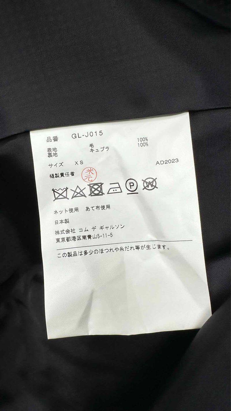 Comme Des Garcons Houndstooth Oversized Blazer Jacket