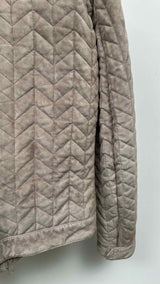 Brett Johnson Padded Suede Racer Jacket