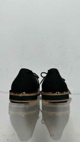 Ann Demeulemeester Canvas-upper Embroidered Derby