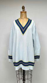 Burberry Oversized Side-Slit V-neck Sweater