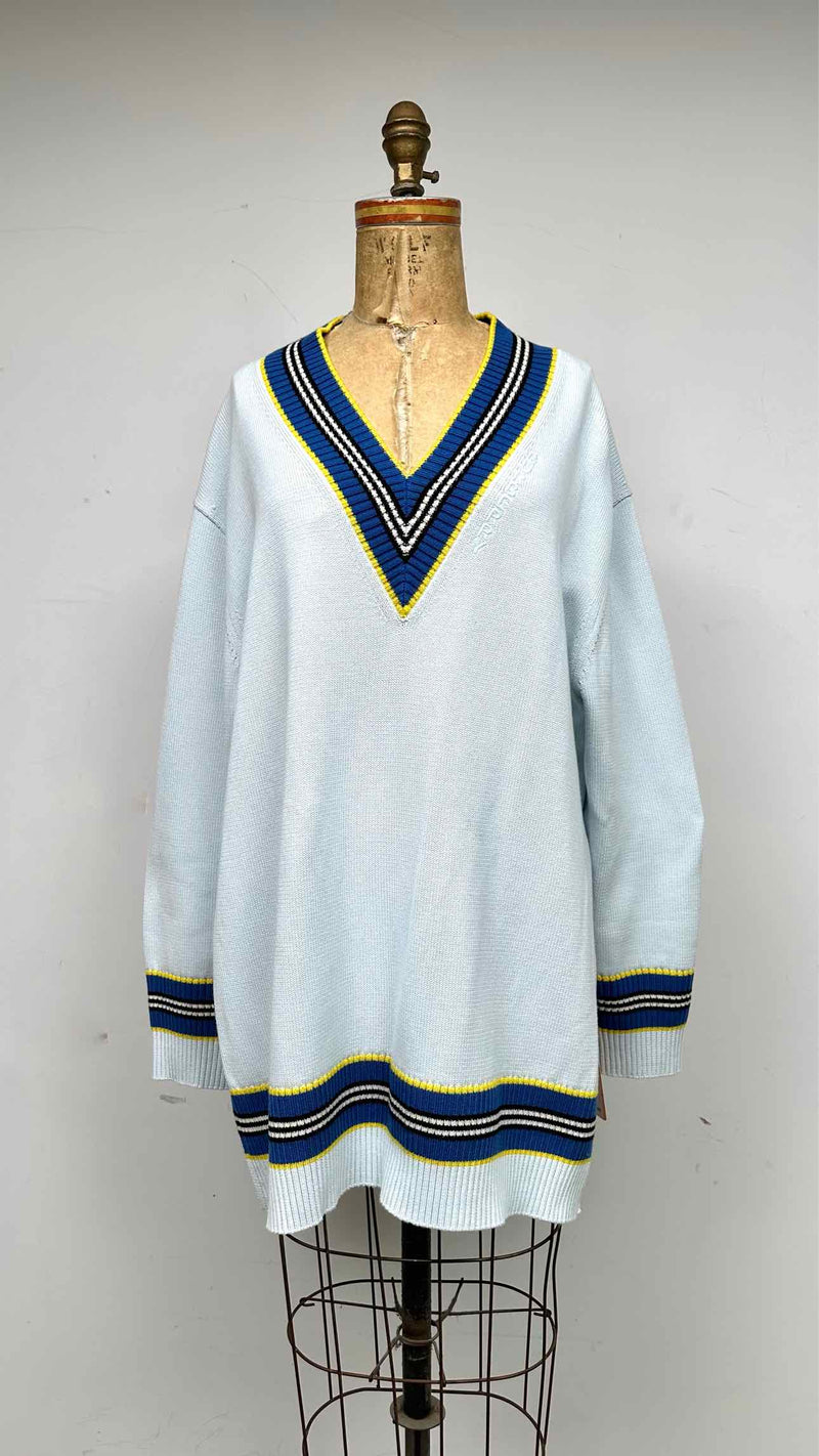Burberry Oversized Side-Slit V-neck Sweater
