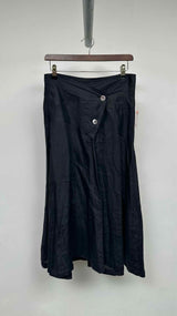 Comme Des Garcons High-Waist Rami Wide Skirt