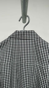 Simone Rocha S/S Pleated Bottom Gingham Shirt
