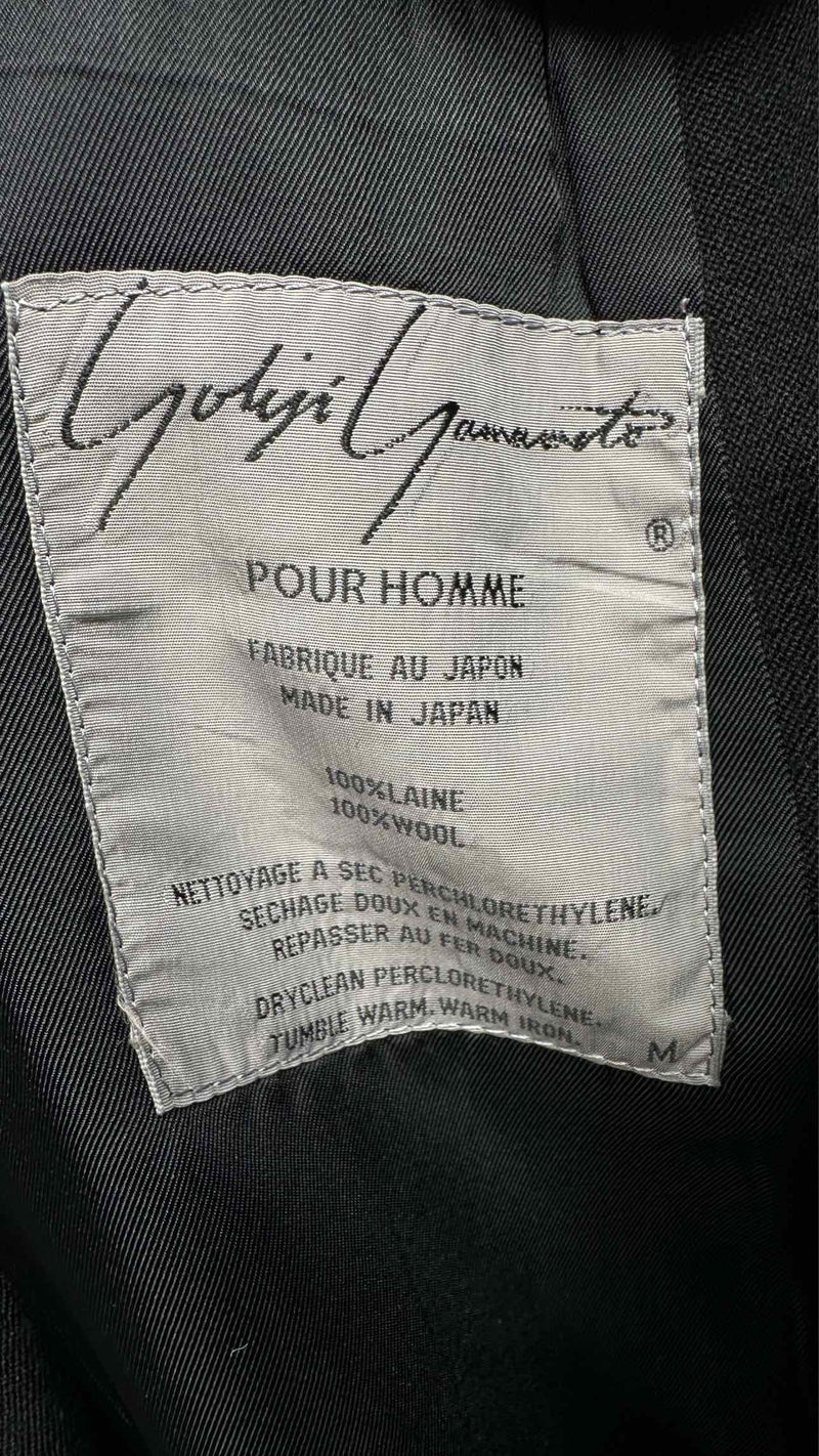 Yohji Yamamoto Pour Homme Multi-pocket Long Blazer Jacket