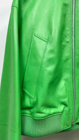 Bottega Veneta High-neck Leather Jacket