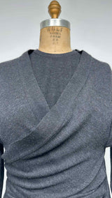 Lemaire L/S Long Knit Wrap Dress