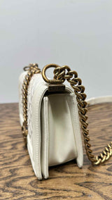 Chanel Python Rock Chain Small Boy Bag