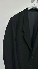 Yohji Yamamoto Pour Homme Multi-pocket Long Blazer Jacket