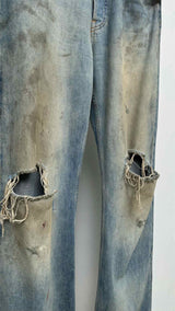Acne Studios 2021 F Penicillin Loose-fit Flare Jeans