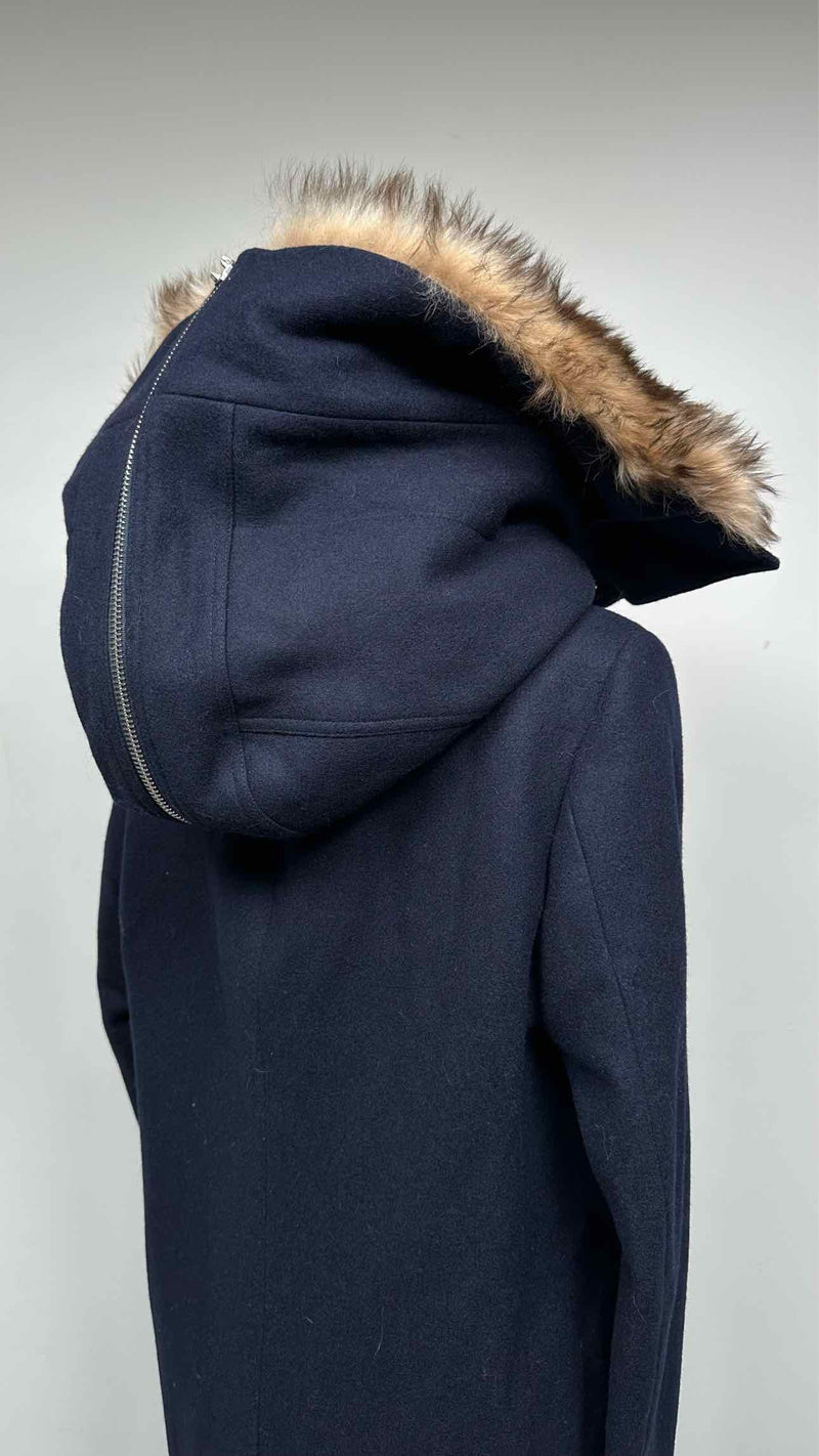 Calvin Klein 205W39NYC Fur-hooded Oversized Coat