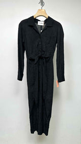 Nanushka Crinkled Satin Shirt Dress