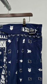 Margiela Bandana Buckled-waist Wide Shorts