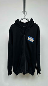 Balenciaga Hello My Name Is Demna Zip-up  Hoodie