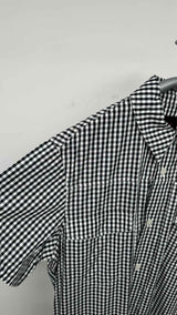 Simone Rocha S/S Pleated Bottom Gingham Shirt