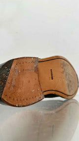 Thom Browne Stripe-buckled Wingchip Derby Shoes