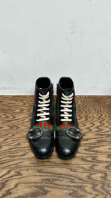 Gucci Tartan Queercore Boots