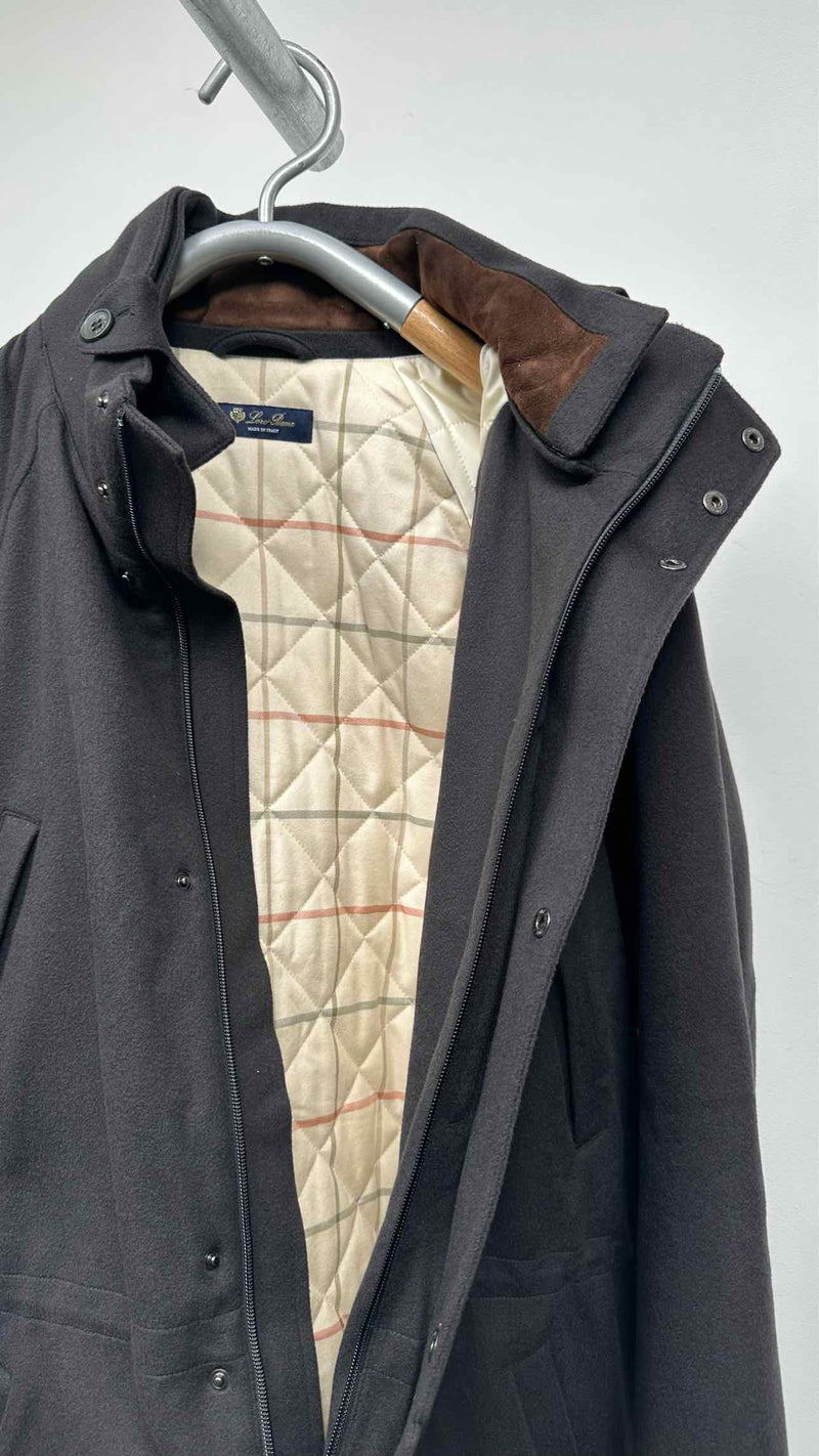 Loro Piana Quilted-lining Moleskin Icer Jacket