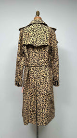 ADAM LIPPES Leopard Trench Coat