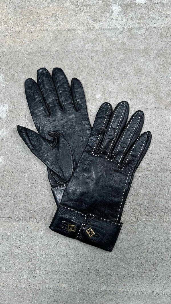 Fendi Leather Gloves