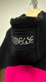 Eye/ LOEWE/ Nature Fleece Patchwork Zip-up Jacket