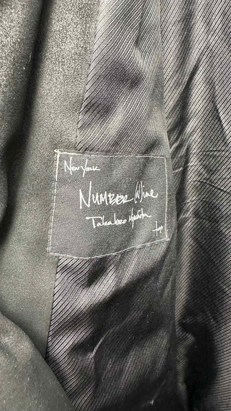 Number (N)ine Detailed Suede Hybrid Coat