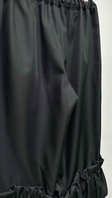 Comme Des Garcons Comme Des Garcons Raffled-bottom Wide Easy Pants