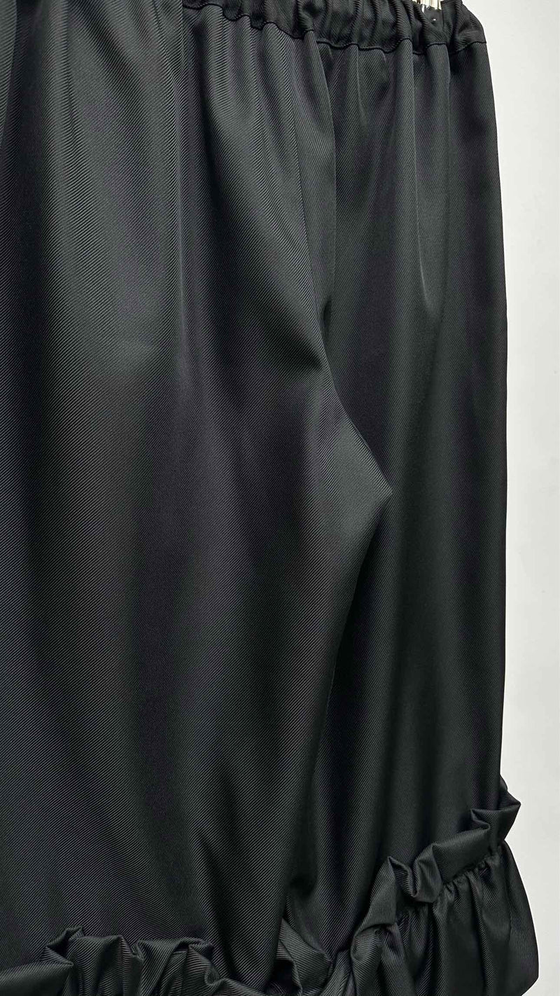 Comme Des Garcons Comme Des Garcons Raffled-bottom Wide Easy Pants