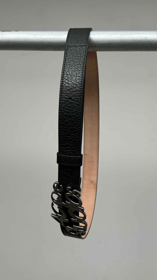 Acne Studios Logo-buckle Leather Belt