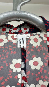 Comme Des GarÃ§ons Comme Des GarÃ§ons L/S Floral Sheer Dress