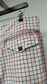 Margiela Plaid Cotton-tweed Shorts